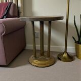 table d'appoint en laiton vintage / table de plantes