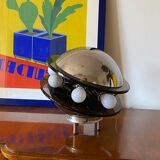Space age flying saucer Ufo table lamp, Italy 1970s