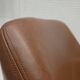 1970s, Danish armchair, artificial leather, teak wood legs.