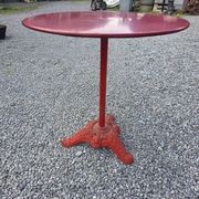 Table guéridon de bistrot en fonte et fer du XXe