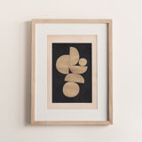 Collage on antique paper • c441 • signed eawy