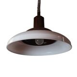 Vintage space-age plastic pendant lamp