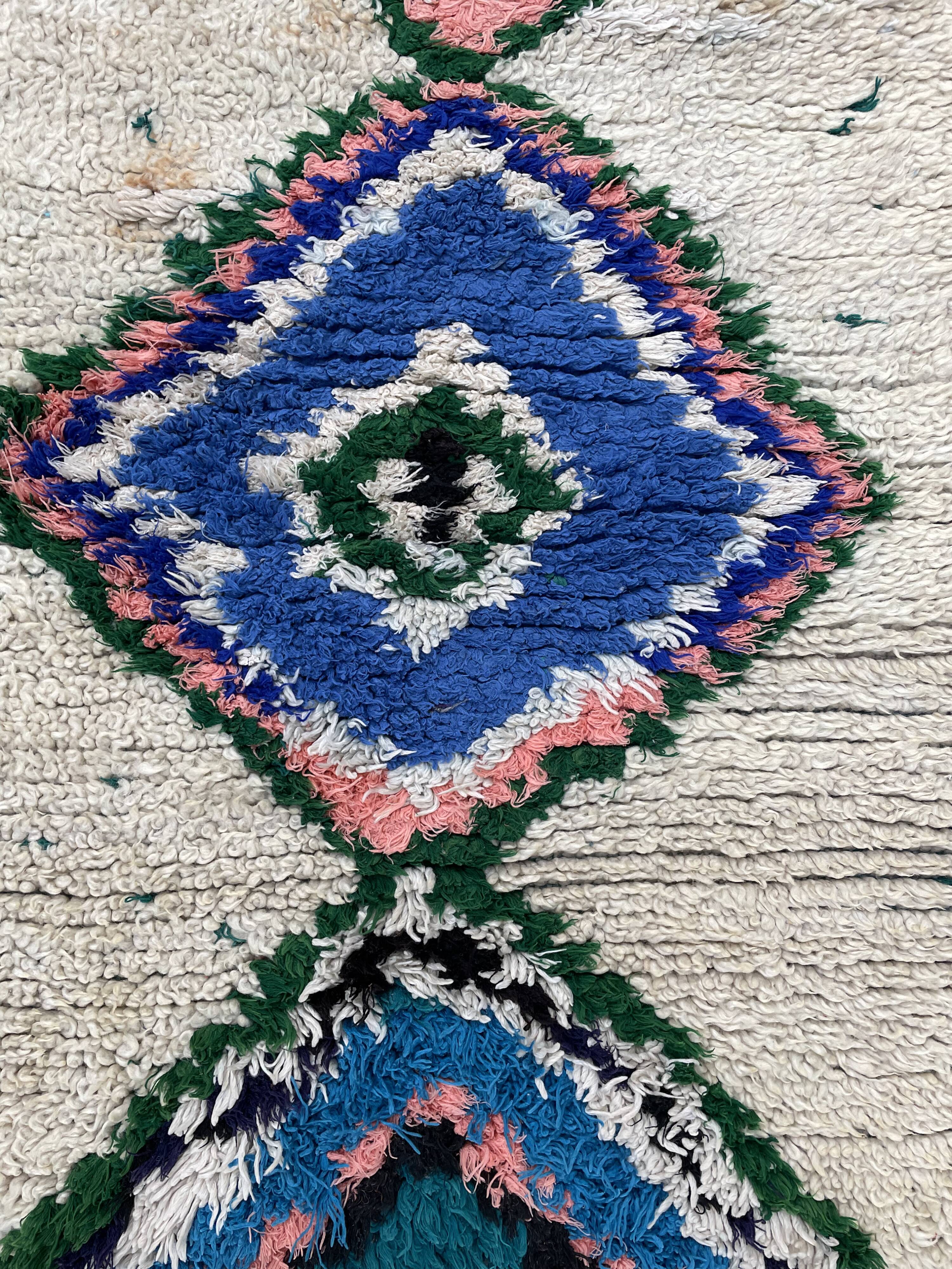 Berber carpet Azilal 85x175 cm