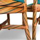 Set of six vintage bamboo and rattan dining chairs