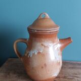 Stoneware teapot and coffee maker with filter