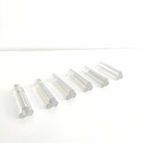Suite of 6 knife holders model glass clover