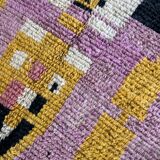 Large new purple Boujad Berber rug 165x270 cm