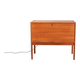 Teak Bar Cabinet with Drop-Down Door, Scandinavia, 1960s