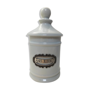 Pot à pharmacie en porcelaine