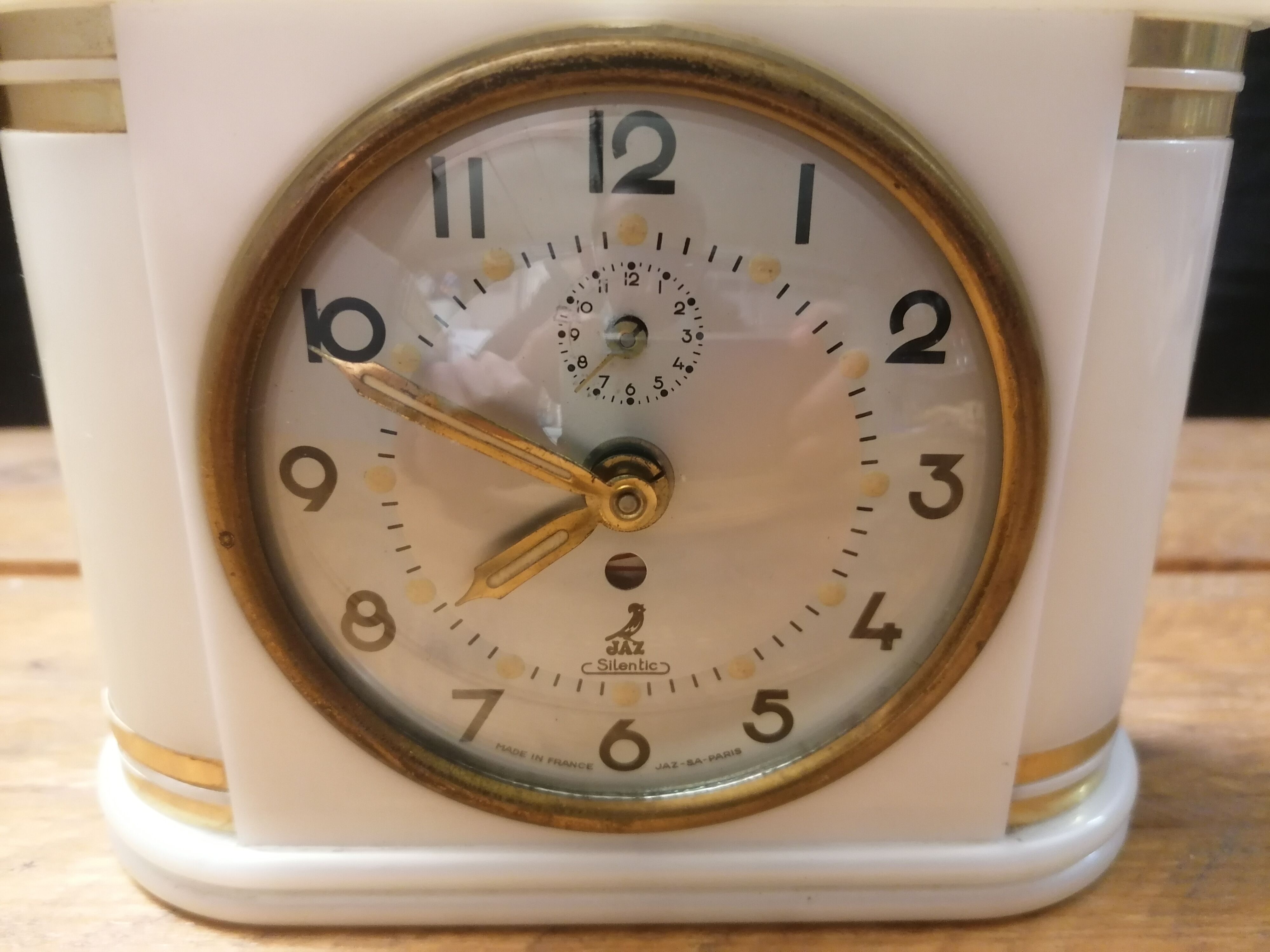 Mechanical clock Jaz Silentic, years 50/60