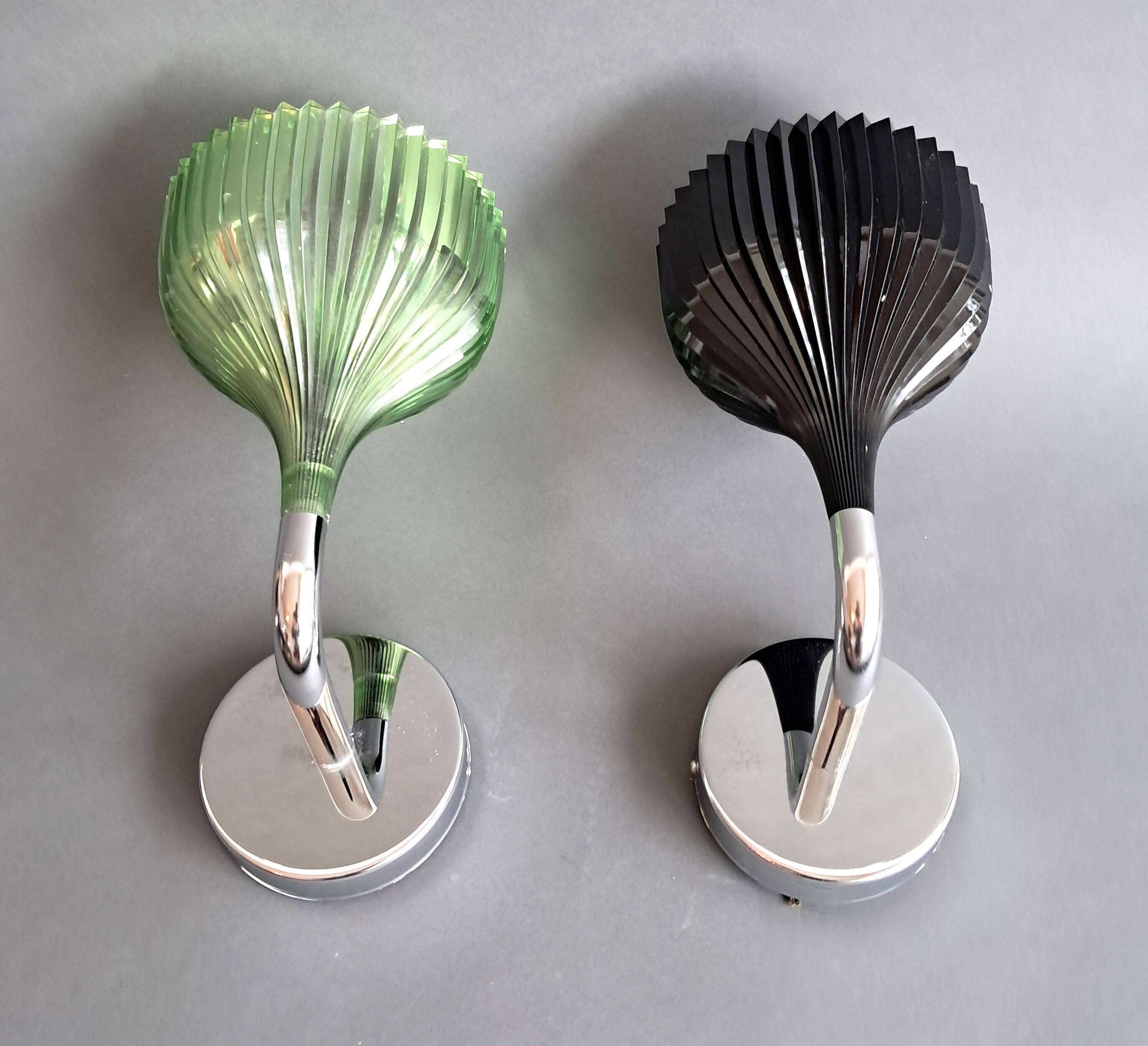 Paire d'appliques "E" par Ferruccio Laviani pour Kartell