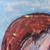 Figures nues de peinture à l’huile surréaliste