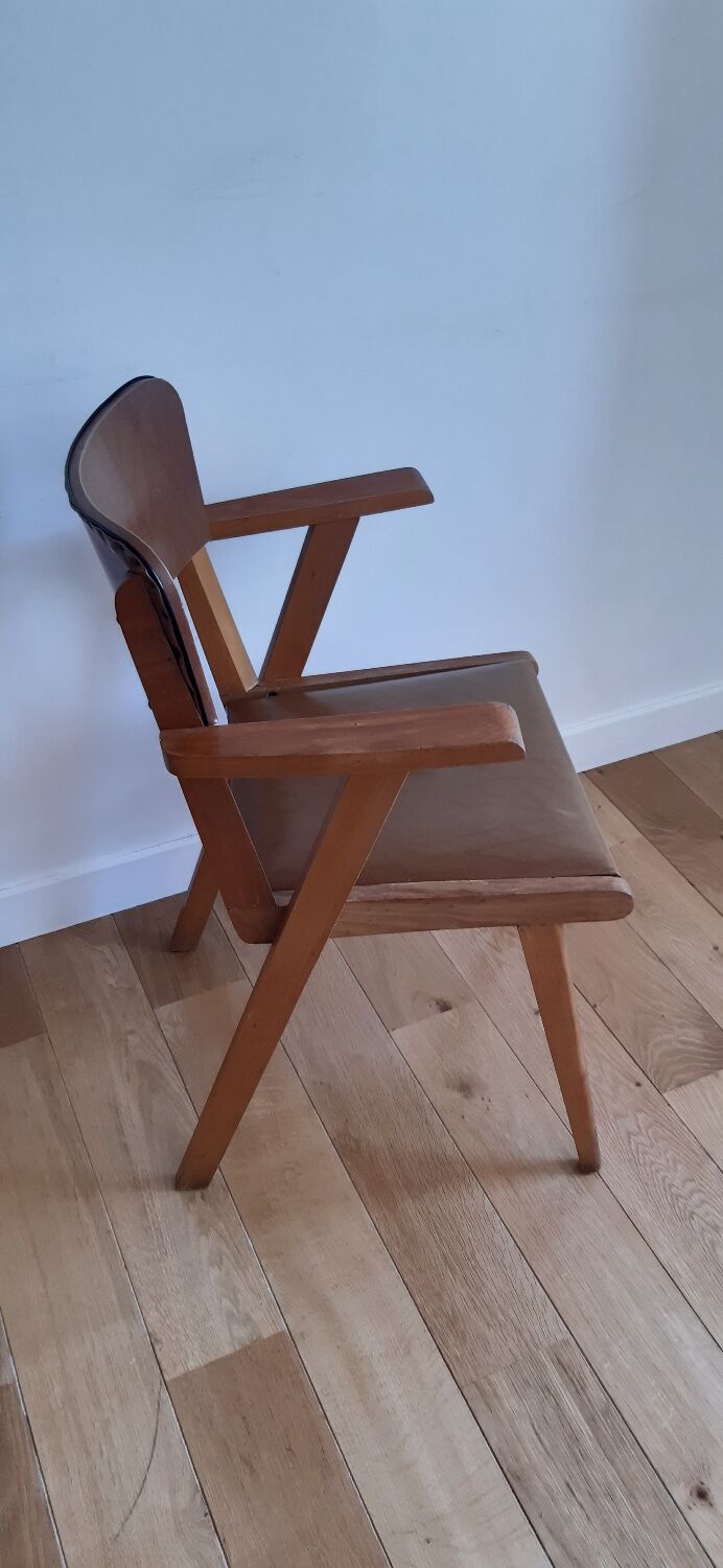Vintage bridge armchair