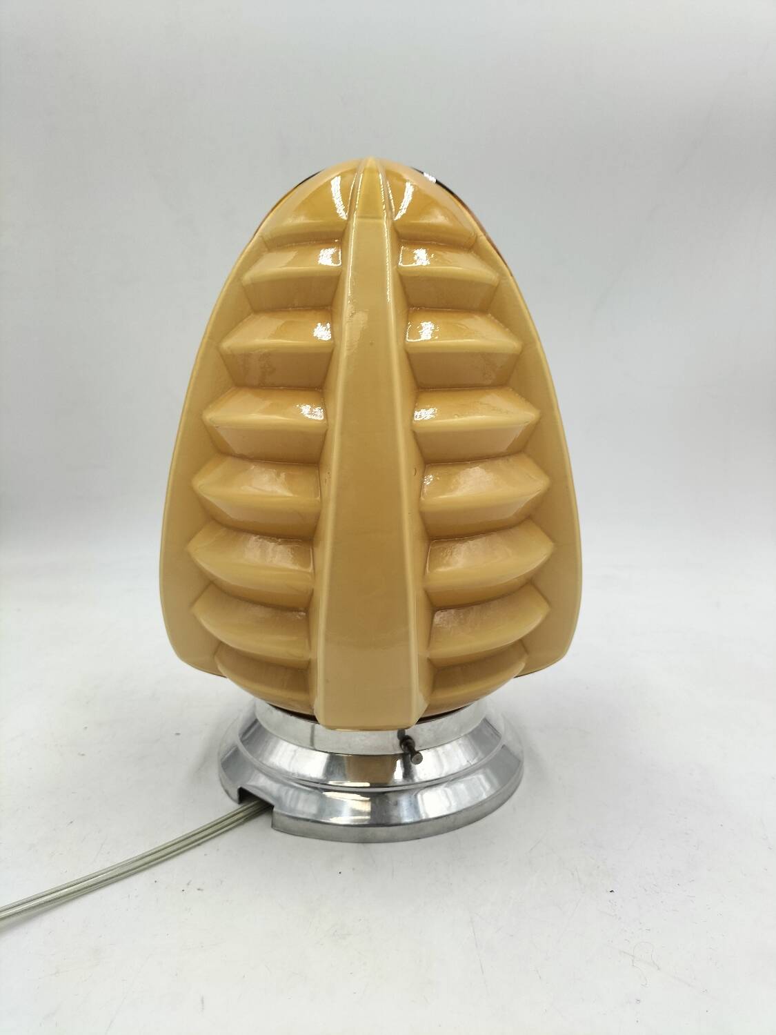 Art Deco glass table lamp