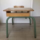 Vintage school desk and chair
