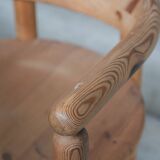 Pine Mid-Century Arm Dining Chairs attr. to Rainer Daumiller (8)
