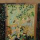 Vintage Anglo-Indian folding chair hand-painted.