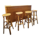 Vintage rattan bar