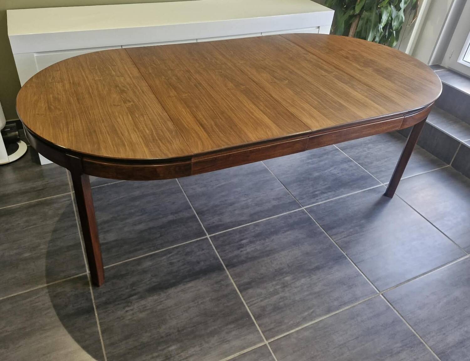 Scandinavian extendable teak table, 1970s
