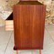 Commode vintage à 4 tiroirs, pieds compas circa 1960s