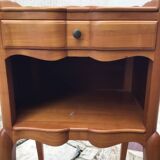 Pair of Louis XV style bedside tables in solid wood