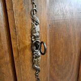 Antique French wardrobe with mirror