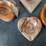 Set of marble ashtrays
