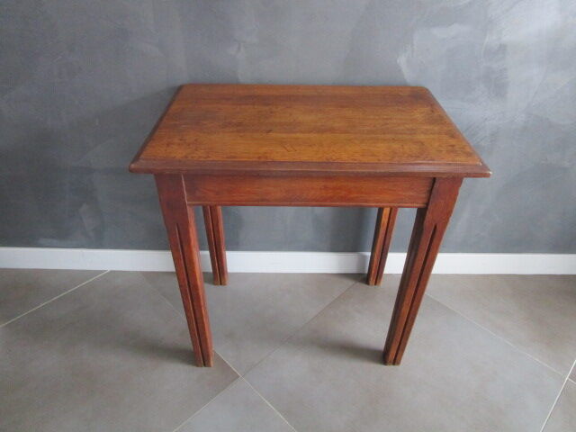 Old oak side table