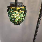 Lampadaire  cascade « Grappes de raisins » en verre multicolore