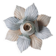 Metal flower wall light