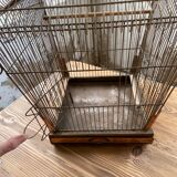 Vintage gold metal cage