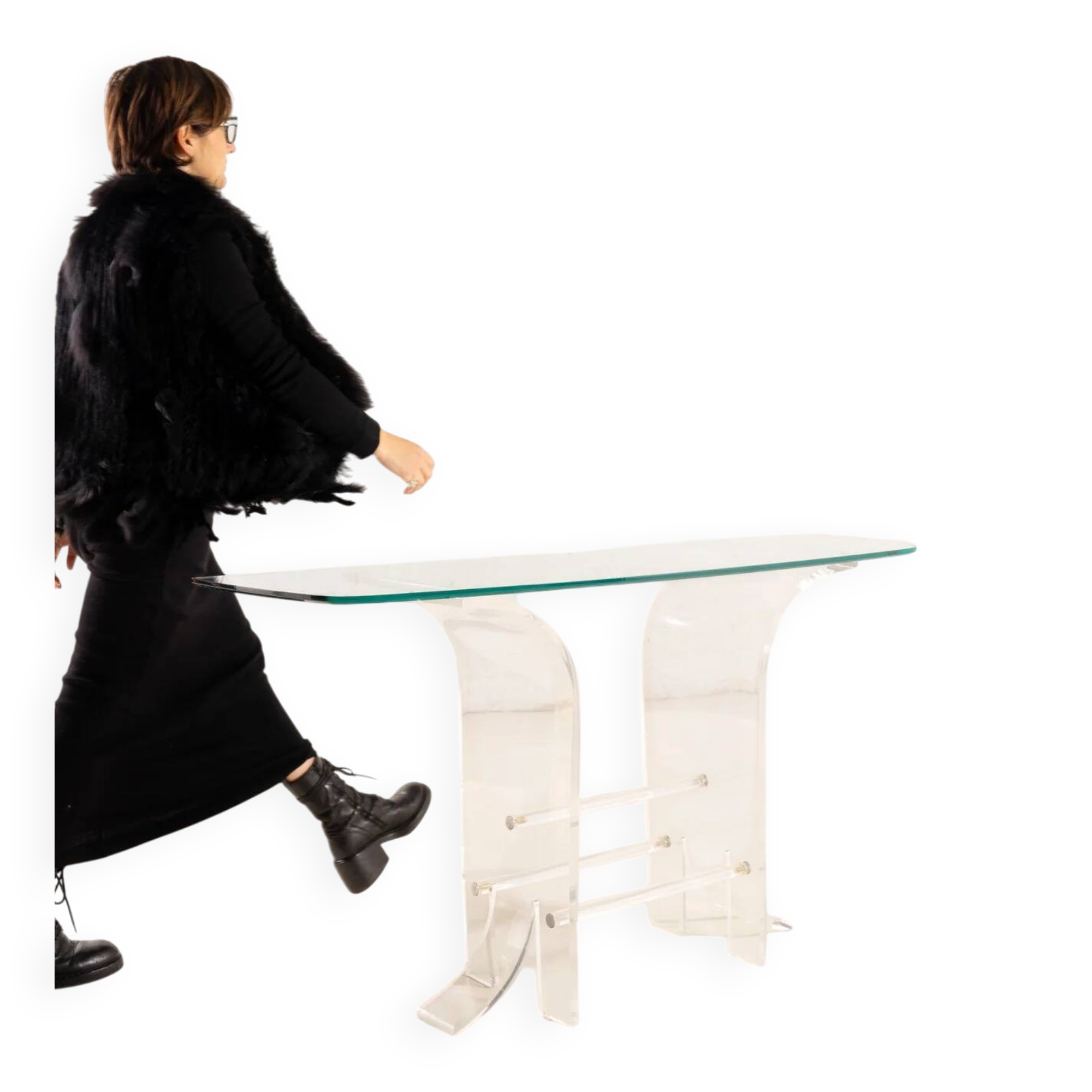 GLASS & PLEXI CONSOLE