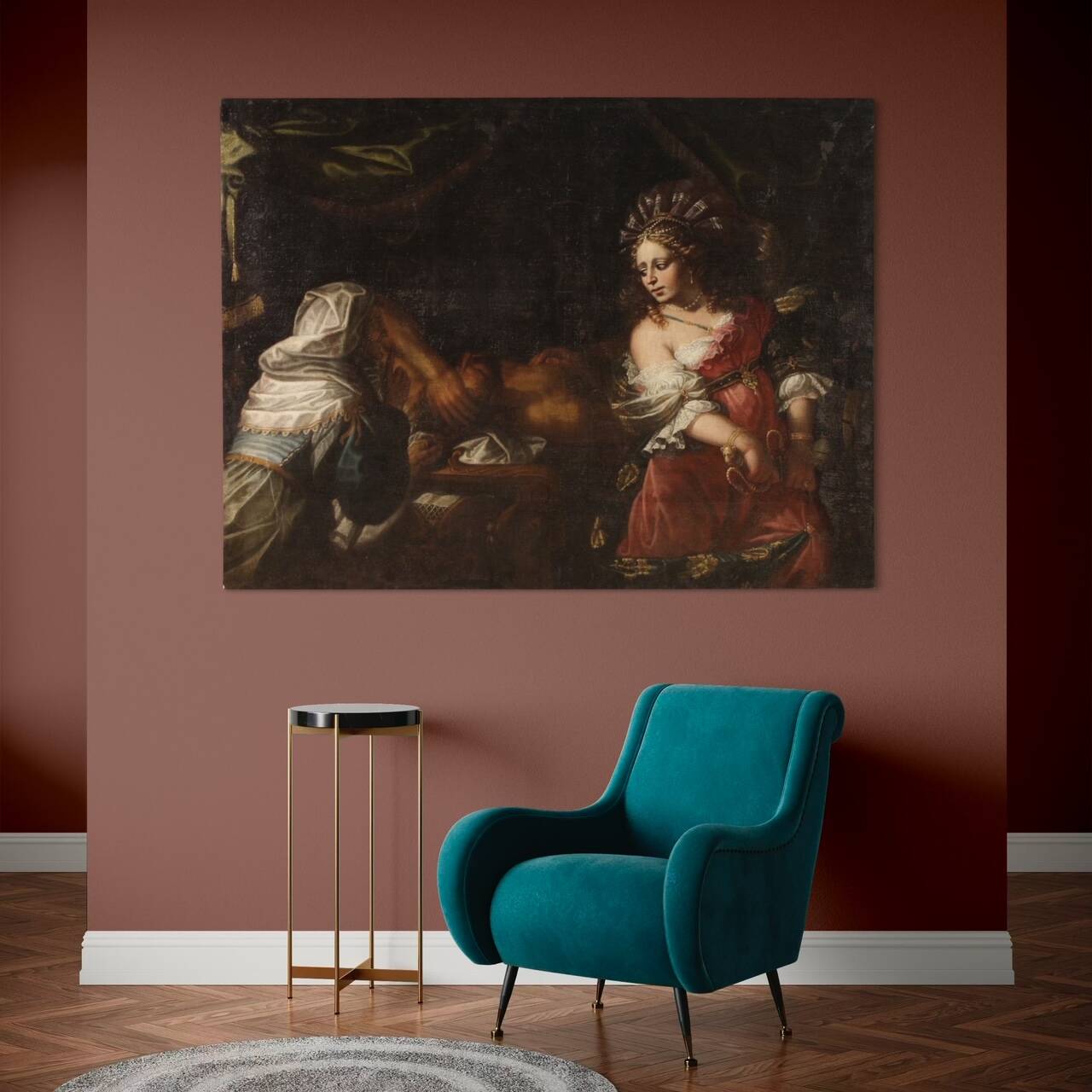 Great 18th century painting, Judith and Holofernes
