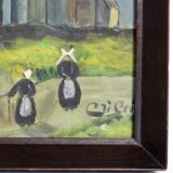 Huile sur toile signée