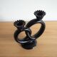 Villeroy & Boch - Rare Septfontaines Earthenware Pretzel Candle Holder - 1950s, Luxembourg
