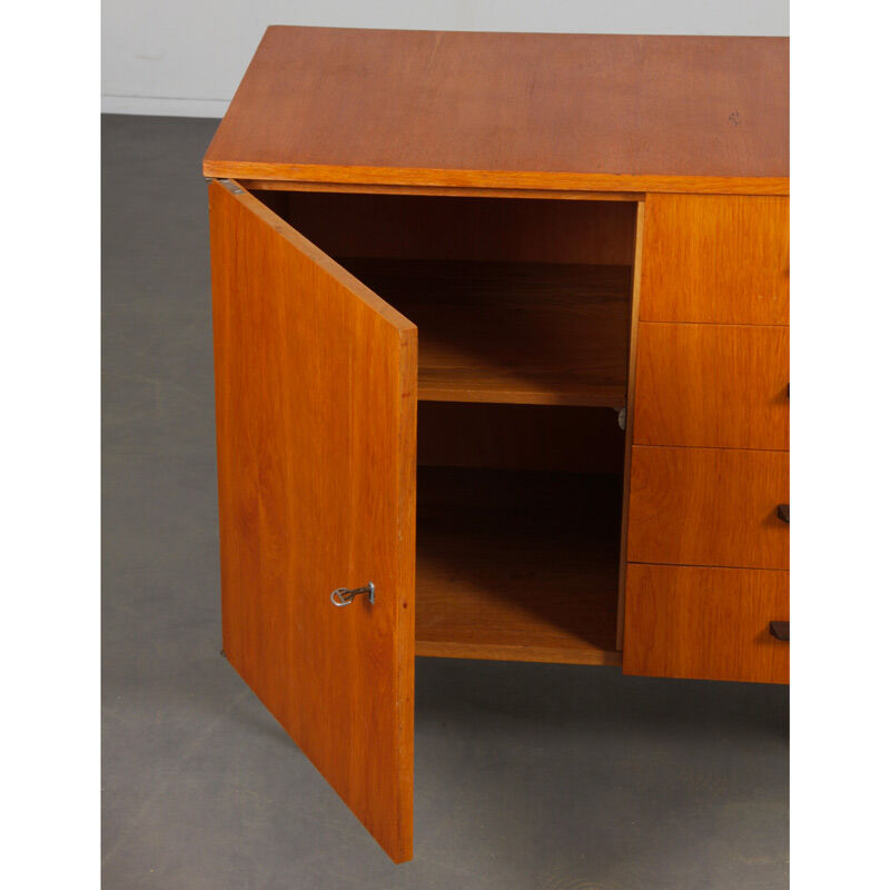 Vintage wooden chest of drawers edited by UP Zavody, 1960