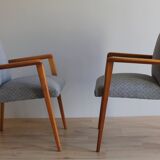 Pair of armchairs bridge 60's
