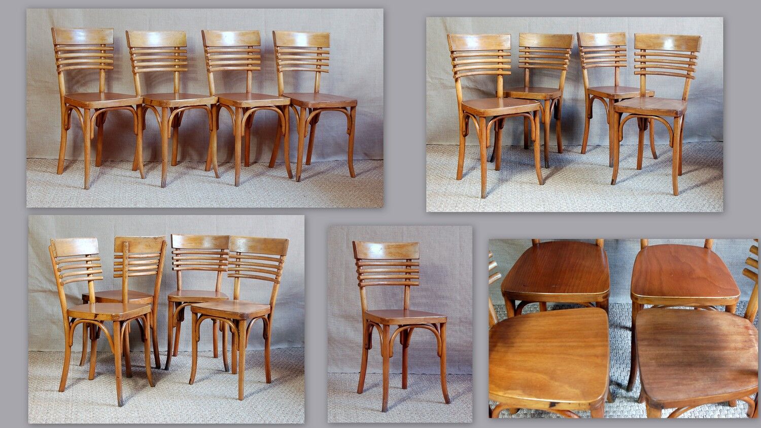 4 chairs Bistro years 40