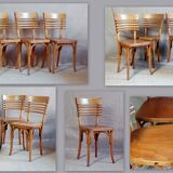 4 chairs Bistro years 40