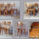 Set de 4 chaises bistrot années 40