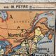Vintage school map united states n°33 editions hatier by m.peyre