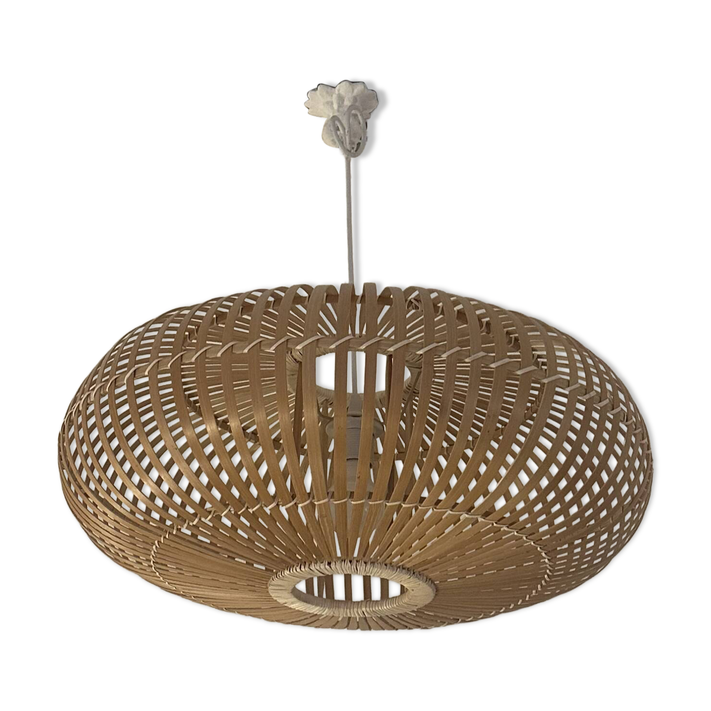 Bamboo pendant lampshade