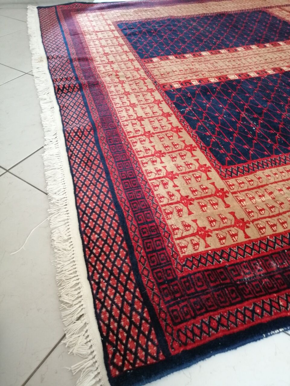 Vintage pakistan bukhara carpet  220x300cm