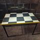 Table design in the style of Le Corbusier.