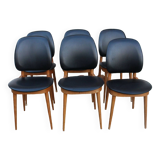 Série de  chaises Baumann Pégase