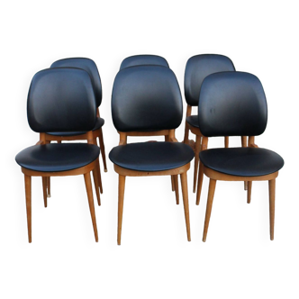 Série de  chaises Baumann Pégase