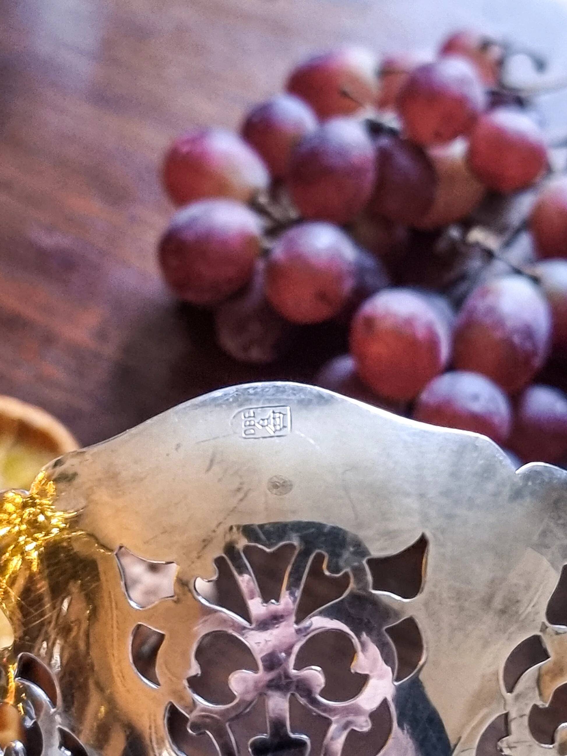 Silver-plated basket