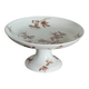 Old ironstone compote in sepia colour.
