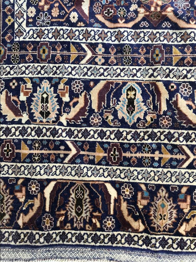 Tapis ancien Belutch Afghan fait main en laine 200x300 cm