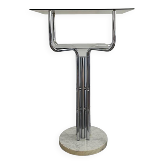 70's design pedestal table